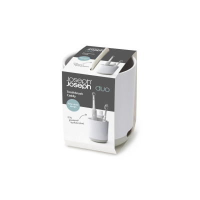 Hộp đựng bàn chải đánh răng nhà tắm Duo kháng khuẩn (Màu trắng) - 006162
