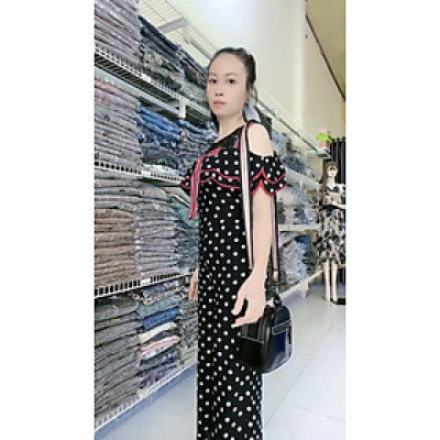 Jum trễ vai chấm bi trẻ trung cá tính Myqlothing.