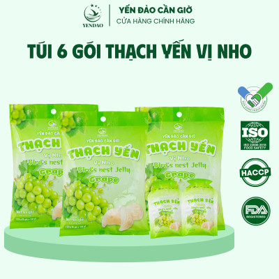 Yến Đảo - Thạch Yến Vị Nho, Bổ Sung Năng Lượng, Thanh Mát Mỗi Ngày