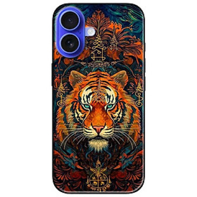 Ốp lưng dành cho Iphone 16 - 16 Plus - 16 Pro - 16 Pro Max - Hổ Hoa Tài Lộc - Hàng Chính Hãng