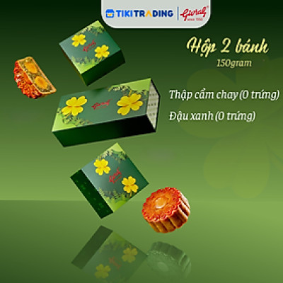Hộp 2 Bánh Trung Thu Givral Song An 8 (150gr)