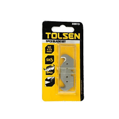 LƯỠI DAO TRÁI ẤU (5 LƯỠI) TOLSEN 30013 - HÀNG CHÍNH HÃNG