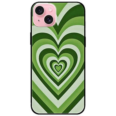 Ốp lưng dành cho Iphone 15 - Iphone 15 Plus - Iphone 15 Pro - Iphone 15 Pro Max - Tim Xanh Ảo - Hàng Chính Hãng