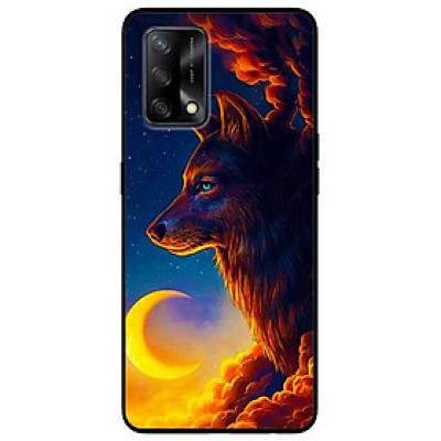 Ốp lưng dành cho Oppo A54 - A74 - A94 mẫu Sói Và Mặt Trăng