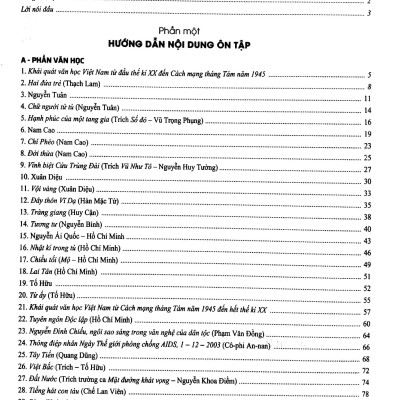 Hướng Dẫn Ôn Tập Kì Thi THPT Quốc Gia Năm Học 2019 - 2020 Môn Ngữ Văn