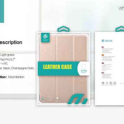Bao da Devia Light grace dành cho apple ipad 9.7 inch - Hàng chính hãng