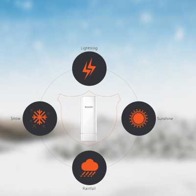 Điểm truy cập CPE Ngoài Trời 16 dBi Tần Số 5 GHz Tenda O6 - Hàng Chính Hãng