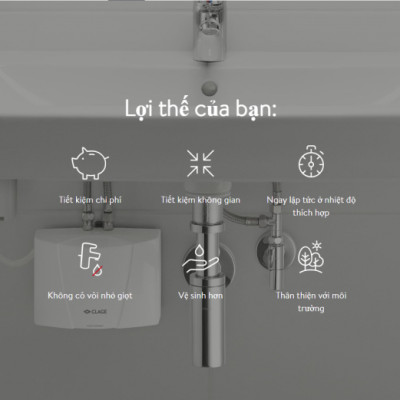 Máy nước nóng tức thì E-mini MBH - Hàng chính hãng