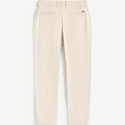 Quần kaki nam đính nhãn kim loại Form Slim cropped - ROUTINE 10S25PCA002