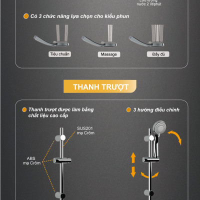 Máy tắm nước nóng OTTOWA TH45P01- Hàng chính hãng
