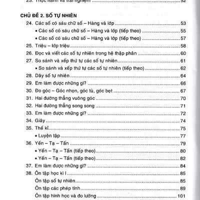 Vở bài tập nâng cao Toán 4 - Tập 1 - Chân trời sáng tạo (Không đáp án)