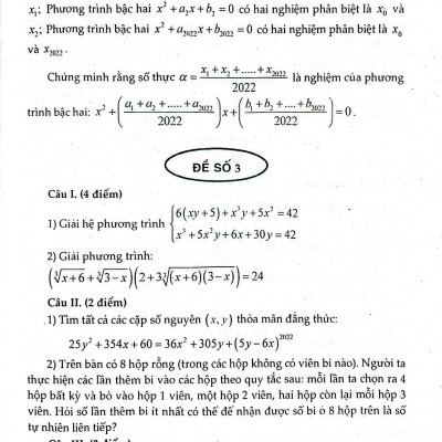 Giới Thiệu Đề Thi Lớp 9 Vào Lớp 10 Môn Toán Không Chuyên
