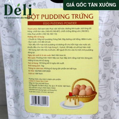 Pudding trứng Déli - Túi 1Kg