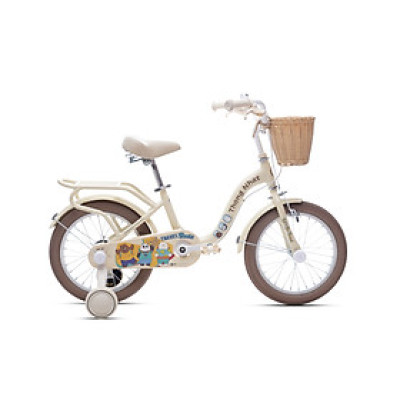 Xe đạp trẻ em Thống Nhất We Bare Bear Size 16 Phù hợp với bé từ 3 tuổi đến 7 tuổi - Tặng Chuông, đồ lắp xe