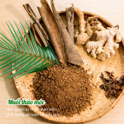 Combo muối quấn bụng + đai quấn muối Wonmom