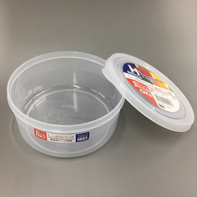Hộp đựng thực phẩm 800ml (dạng tròn) dùng được lò vi sóng nội địa Nhật Bản