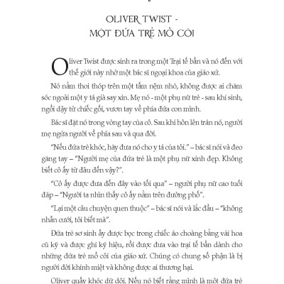 Oliver Twist (Danh tác rút gọn của Pegasus) - Charles Dickens; Usha Sood tóm lược; Trần Giang Sơn dịch