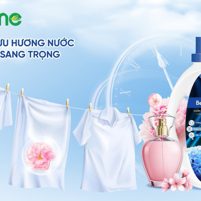 Nước Giặt Xả Công Nghệ Sinh Học Bell Home Hương Tinh Tế 3,2KG