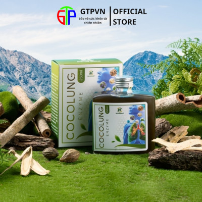Nước uống Cocolung Enzyme - Xoa dịu cơn ho, bảo vệ đường hô hấp - Chai 250ml