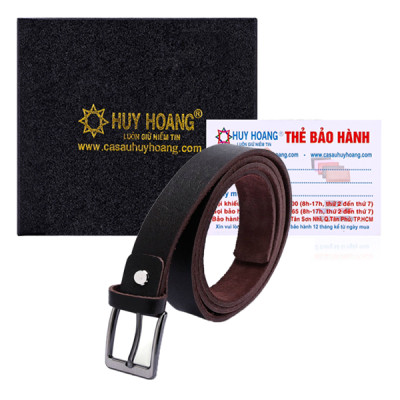 Dây thắt lưng nữ Huy Hoàng 2,5P 1 lớp màu da, đen, nâu HT5101-02-03 