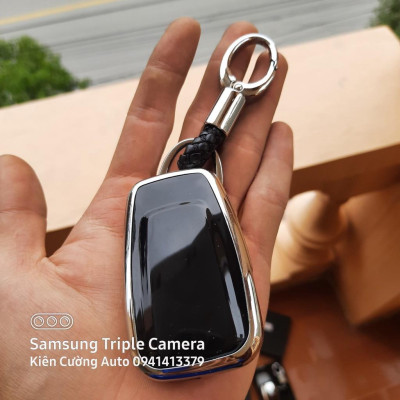 Bao chìa khoá ô tô Toyota Camry 2020 silicon mạ crom Full hộp