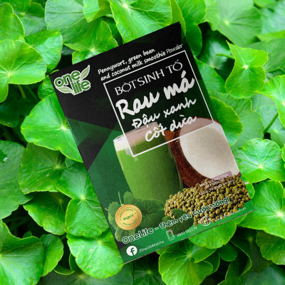 Combo Bộ Quà Tặng Cao Cấp OneLife (Bột Rau Má Nguyên Chất & Sinh Tố Rau Má Đậu Xanh Cốt Dừa)
