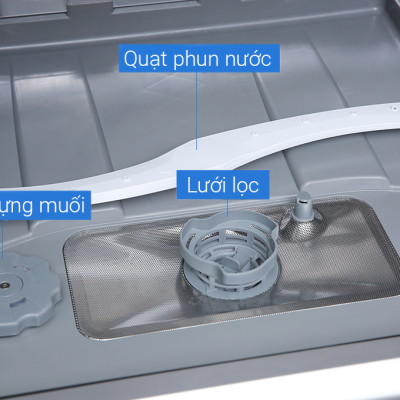 Máy rửa chén mini Electrolux ESF6010BW - Hàng Chính Hãng - Chỉ Giao Hồ Chí Minh