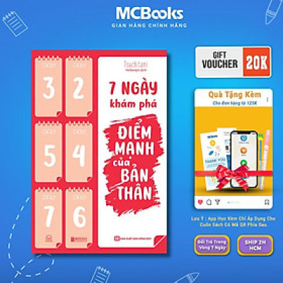 Sách - 7 Ngày Khám Phá Điểm Mạnh Của Bản Thân - MCBooks
