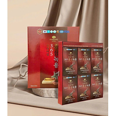 Nước hồng sâm nhung hươu linh chi hộp 70ml * 30 gói - Sức khỏe từ thiên nhiên