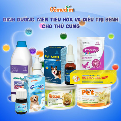 Vemedim NOURISH NIPPY - Nước hoa dành cho chó, mùi thơm nhẹ nhàng, dưỡng lông, khử mùi, chai 10ml/chai 50ml