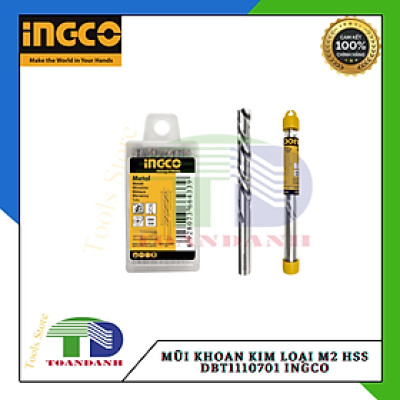 Mũi khoan kim loại M2 HSS 7mm ingco DBT1110701