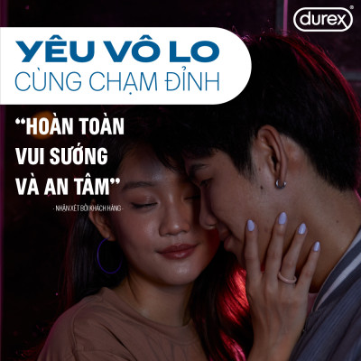 Bộ 4 hộp bao cao su Durex Naughty Chocolate hương socola, size 52mm, 3 bao/hộp