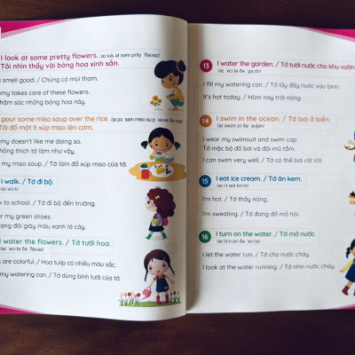 900 Câu Giao Tiếp Tiếng Anh Thường Dùng Hàng Ngày - Cẩm Nang Cho Mẹ Cùng Con Học Tiếng Anh Mỗi Ngày (Kèm file nghe quét mã QR)