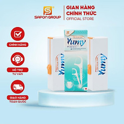 [Lố 30 hộp] Tăm chỉ hộp tự động cá nhân YUMY size Y [TC02-126] hộp 9 que