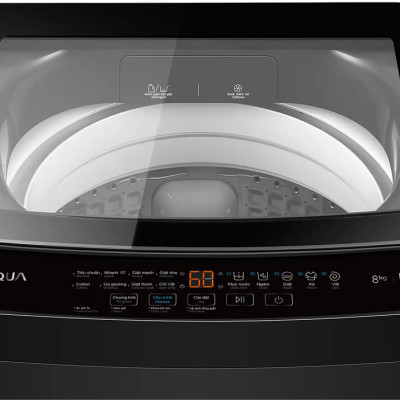 Máy giặt Aqua 8 kg( không inverter ) AWM8-316K(B) - HÀNG CHÍNH HÃNG - CHỈ GIAO HCM