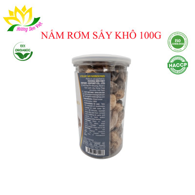 NẤM RƠM SẤY KHÔ HŨ 100G - HƯƠNG SEN VIỆT