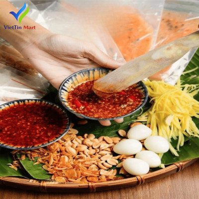 Sốt Chấm Chú Hải Cay Vừa, Siêu Cay - Ăn Chay Được