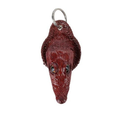 HT8218-19-20-21 - Móc khóa đầu cá sấu Huy Hoàng màu vàng, nâu đất, đen, nâu đỏ