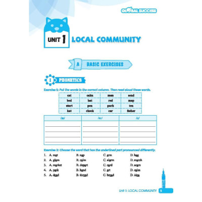 Sách - Global Success - Bài Tập Cuối Tuần Tiếng Anh Lớp 9 Tập 1 (Có Đáp Án) - Minh Thắng
