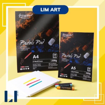 Sổ vẽ, giấy vẽ sáp màu khổ A4/ A5/ nhiều kích cỡ Giorgione