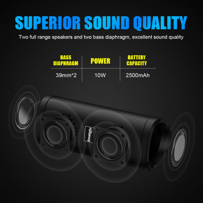 Loa Bluetooth 5.0 không dây Smalody YXSM8090BT âm thanh nổi không thấm nước