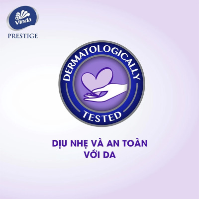 [MUA 3 LỐC GVS PRESTIGE 4D TẶNG 5 CUỘN + 1 MÓC KHÓA] Giấy vệ sinh cao cấp Vinda Prestige 4D 3 lớp (8 Cuộn)