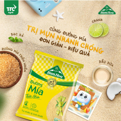Đường Mía Thiên Nhiên Biên Hòa 500G/túi