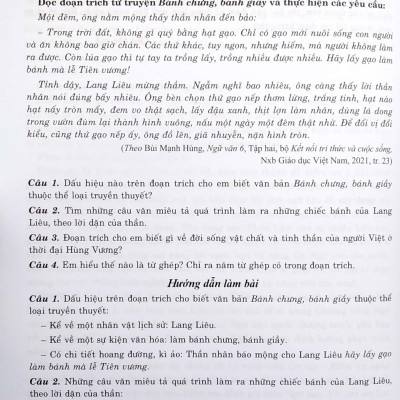 Ôn Tập - Kiểm Tra Nâng Cao Và Phát Triển Năng Lực Ngữ Văn 6 - Tập 2