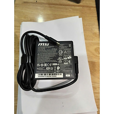 Sạc dành cho Laptop MSI 100W AC Adapter Type C Charger MSI Prestige 14 A12 14 H B13UCX 14 EVO B13M MSI Prestige 15 A11 MSI Prestige 16 A12UD HÀNG NHẬP KHẨU