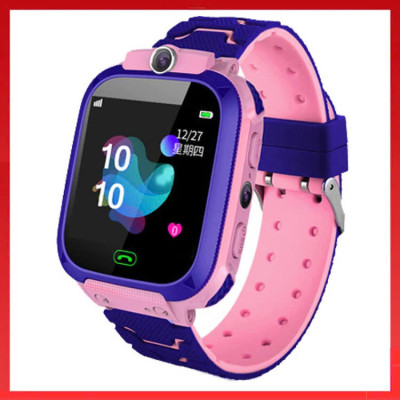 Đồng Hồ Thông Minh Trẻ Em Chống Nước Chuẩn IP67 Watch Q12 MÀU XANH - Hàng nhập khẩu