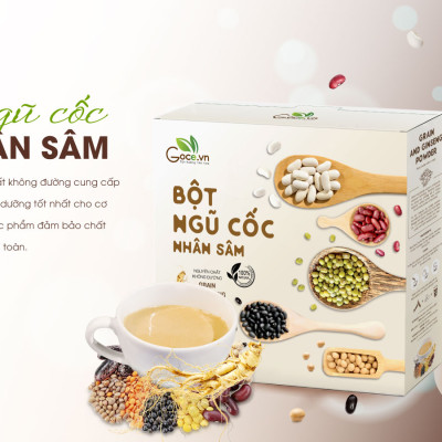 Bột ngũ cốc nhân sâm Goce - 180g (18 gói x 10g)