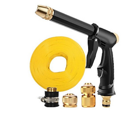 Vòi Xịt Tăng Áp Rửa Xe Ô Tô,Tưới Cây 15m 206810-2 cút đồng nối đồng