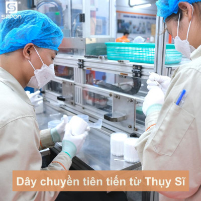 [Lố 12 túi] Tăm bông vệ sinh người lớn NOVA thân nhựa [TB01-014] túi 100 que