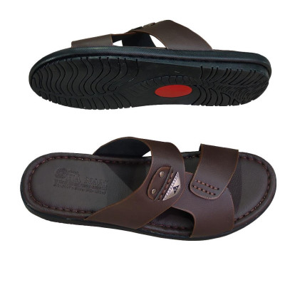 Dép Nam Quai Ngang Da Bò Thật TiTi ĐÔ Cao Cấp DNA2226